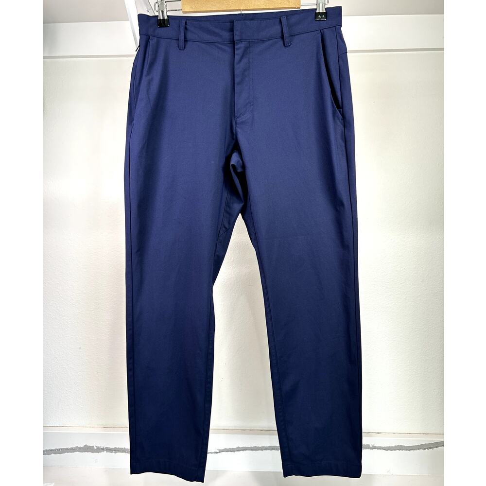 Fabletics Men's Performance Pants Dress Pants Slack Navy Blue‎ Size 32x28